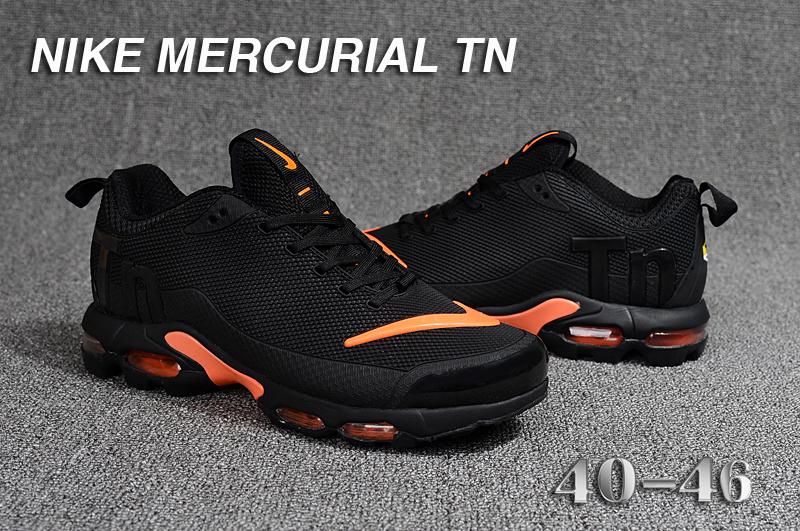 Nike Air Max Mercurial TN Black Orange Shoes